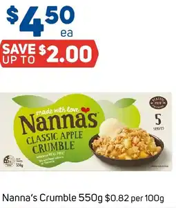 Foodland Nanna's Crumble offer