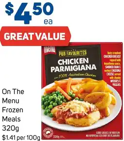 Foodland On The Menu Frozen Meals offer