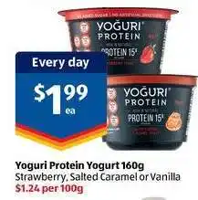 ALDI Yoguri Protein Yogurt 160g offer