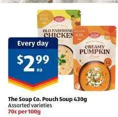 ALDI The Soup Co. Pouch Soup 430g offer