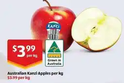 ALDI Australian Kanzi Apples per kg offer
