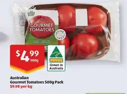 ALDI Australian Gourmet Tomatoes 500g Pack offer