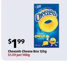 ALDI Cheezels Cheese Box 125g offer