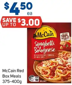 Foodland McCain Red Box Meals offer