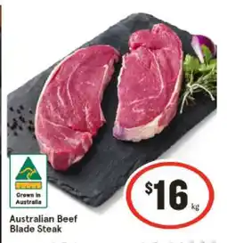 IGA Australian Beef Blade Steak offer