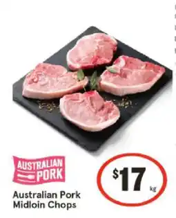 IGA Australian Pork Midloin Chops offer