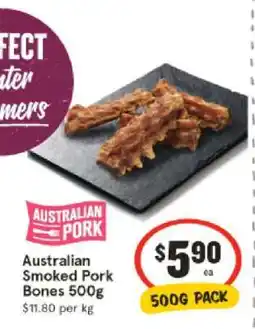 IGA Australian Smoked Pork Bones 500g offer