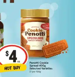 IGA Penotti Cookie Spread 400g offer
