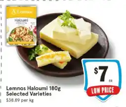 IGA Lemnos Haloumi 180g Selected Varieties offer