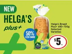 IGA Helga’s Bread Plus+ 680-700g Selected Varieties offer