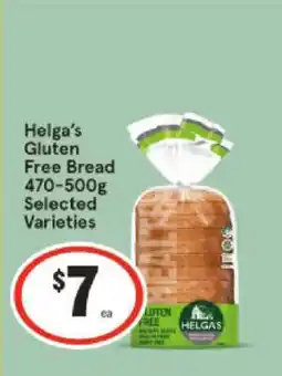 IGA Helga’s Gluten Free Bread 470-500g Selected Varieties offer