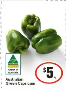 IGA Australian Green Capsicum offer
