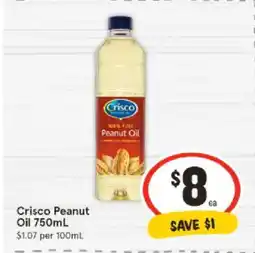 IGA Crisco Peanut Oil 750mL offer