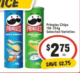 IGA Pringles Chips 118-134g Selected Varieties offer
