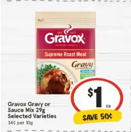 IGA Gravox Gravy or Sauce Mix 29g Selected Varieties offer
