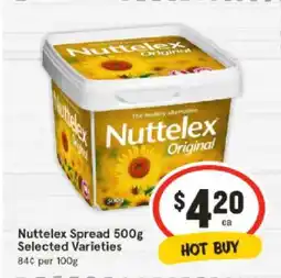 IGA Nuttelex Spread 500g Selected Varieties offer