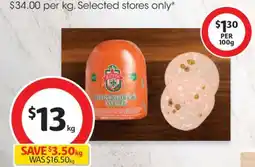 Coles Mortadella Olive offer