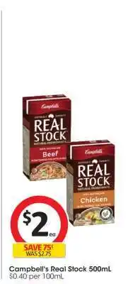 Coles Campbell's Real Stock 500mL offer