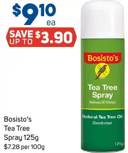Foodland Bosisto's Tea Tree Spray offer