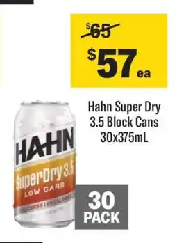 Coles Hahn Super Dry 3.5 Block Cans offer
