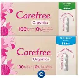 Foodland Carefree Organic Tampons offer