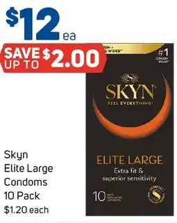 Foodland Skyn Elite Large Condoms offer