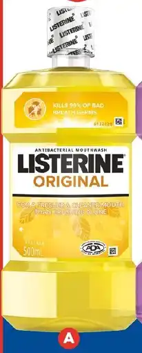 Foodland Listerine Mouthwash offer