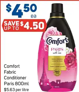 Foodland Comfort Fabric Conditioner Paris offer