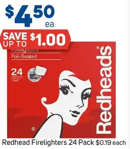Foodland Redhead Firelighters offer