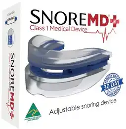 Amcal Pharmacies SnoreMD Class 1 Anti Snoring Medical Device offer