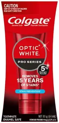 Amcal Pharmacies Colgate Optic White Pro Series Toothpaste offer