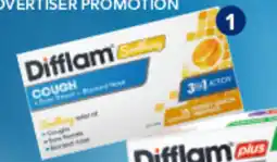 Amcal Pharmacies Difflam Soothing Cough + Sore Throat + Blocked Nose Lozenges Honey Lemon Menthol offer