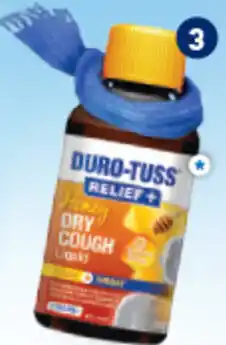 Amcal Pharmacies Duro-Tuss Relief+ Honey Dry Cough Liquid offer