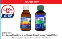 Amcal Pharmacies Duro-Tuss offer