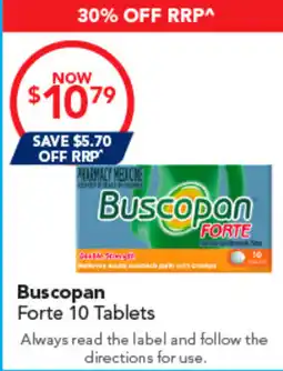 Amcal Pharmacies Buscopan Forte offer