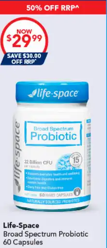 Amcal Pharmacies Life-Space Broad Spectrum Probiotic offer