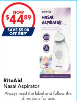 Amcal Pharmacies Rite Aid Nasal Aspirator offer