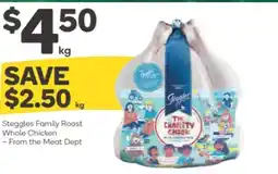Woolworths Steggles Family Roast Whole Chicken - From the Meat Dept offer