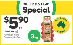 Woolworths Australian Navel Oranges offer