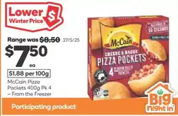 Woolworths McCain Pizza Pockets offer