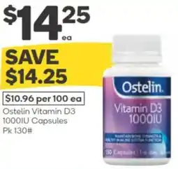 Woolworths Ostelin Vitamin D3 1000IU offer