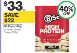 Woolworths BSc High Protein Powder offer