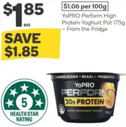Woolworths YoPRO Perform High Protein Yoghurt Pot offer