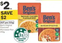 Woolworths Ben's Original Flavoured Microwave Rice offer