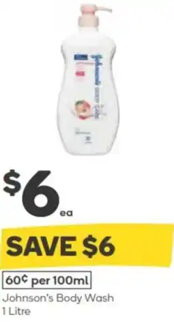 Woolworths Johnson's Body Wash offer