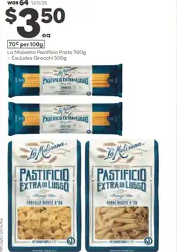Woolworths La Molisana Pastificio Pasta offer