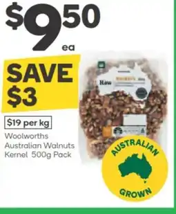 Woolworths Woolworths Australian Walnuts Kernel Pack offer