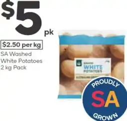 Woolworths SA Washed White Potatoes Pack offer