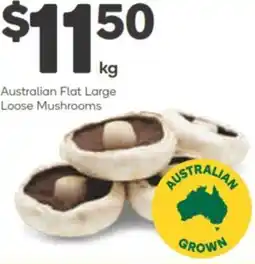 Woolworths Australian Flat Large Loose Mushrooms offer