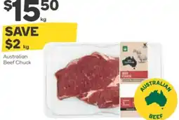 Woolworths Australian Beef Chuck offer